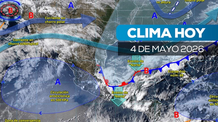 Lluvias torrenciales y “Norte” fuerte: El frente 48 pone en alerta al país; así el clima