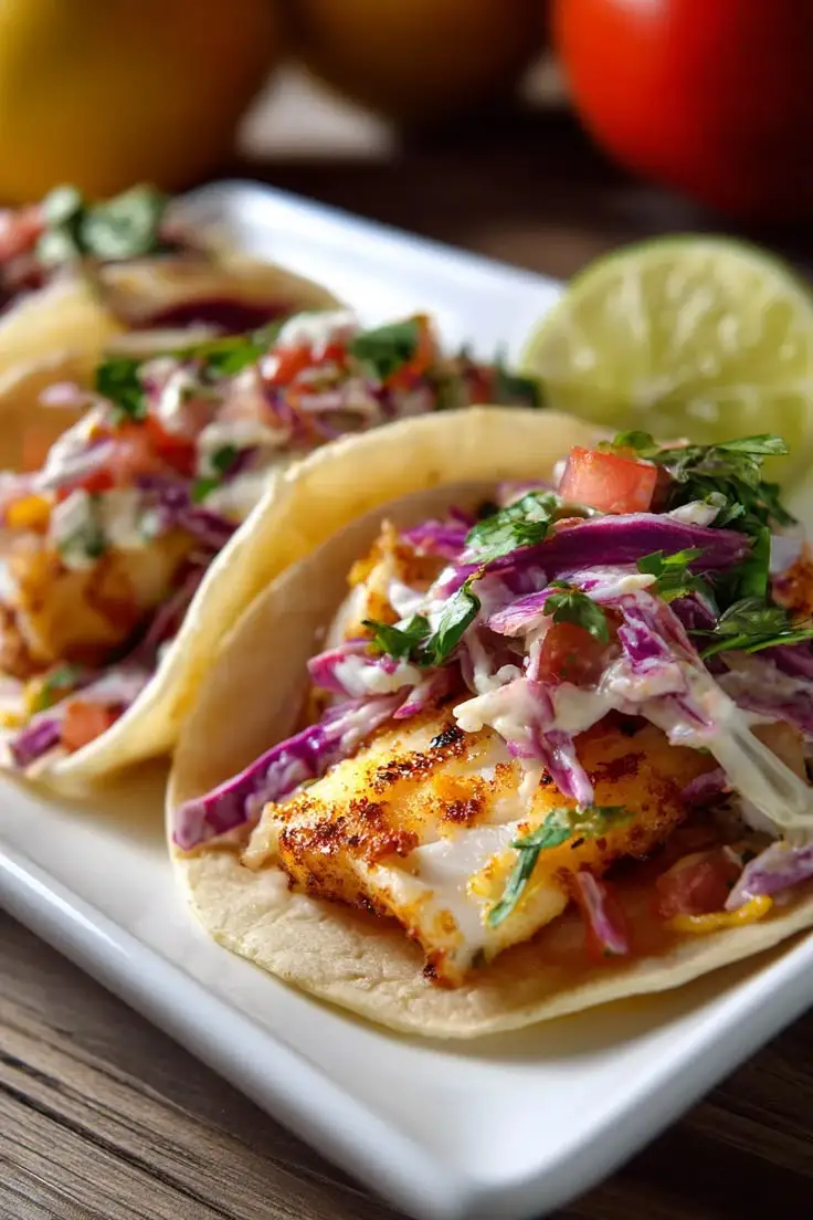 Tacos de pescado estilo Baja California