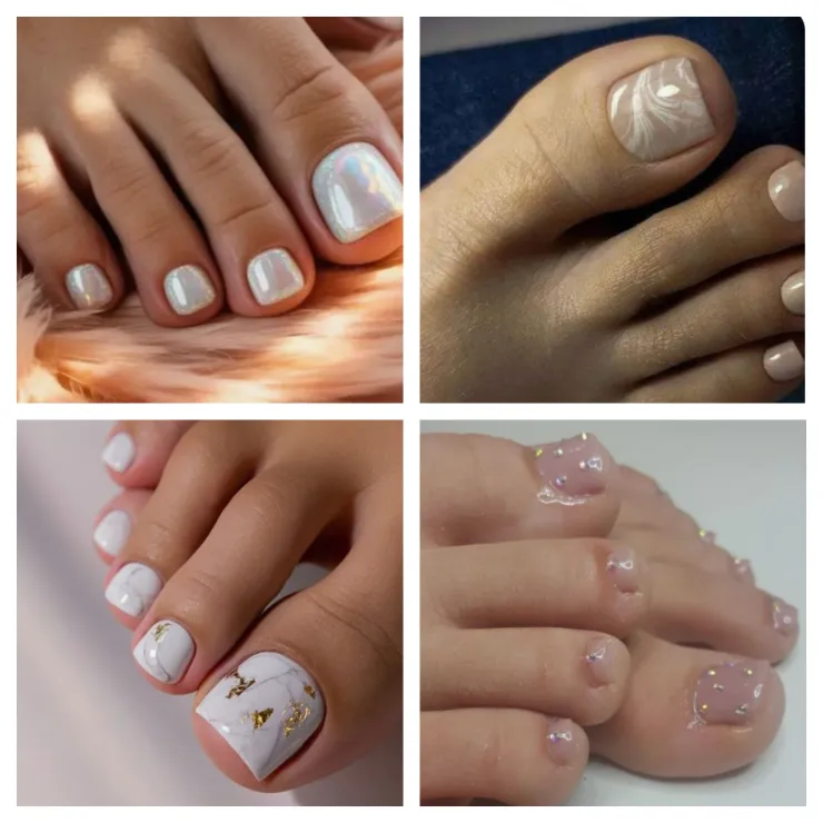 uñas de pies mujeres