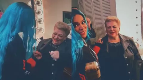 La canción con que Karol G rindió homenaje a Paquita la del Barrio; cómo se conocieron