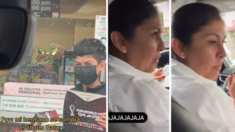 niño se compra álbum de panini qatar 2022 y su mamá se viraliza por reaccionar en tiktok (1).jpg