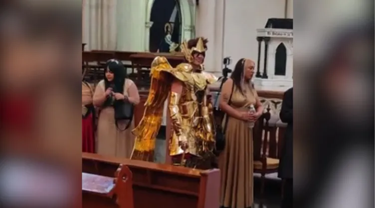Boda otaku de Caballeros del Zodiaco en Guanajuato se vuelve viral en TikTok