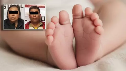 Pareja intenta robar a bebé de una clínica; así los detuvieron