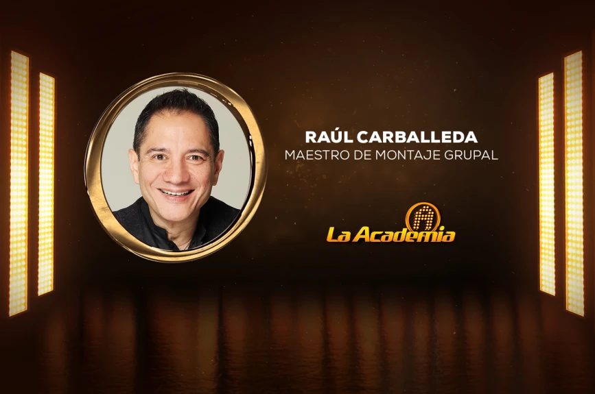 Es un reconocido director musical y adaptador letrista en instituciones de prestigio y se une al equipo de maestros una vez más, pero ahora como maestro de montaje grupal, para hacer que los académicos resalten su talento en el escenario.