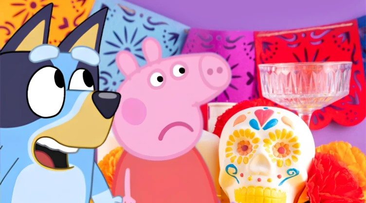 4 capítulos de Bluey y Peppa Pig para explicar el Día de Muertos y el recuerdo de los abuelos a tus hijos