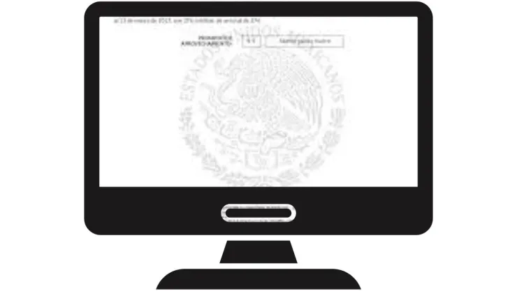 Computadora con certificado electrónico de la SEP.