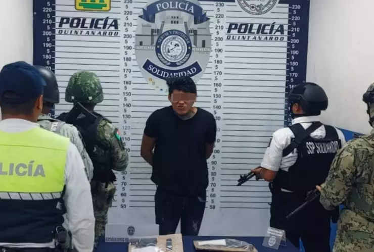 Detienen a presunto homicida en Solidaridad