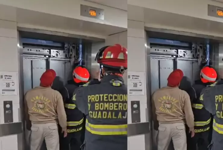 VIDEO | ¡ÚLTIMA HORA! 11 personas quedan atrapadas en elevador de un Hospital en Guadalajara