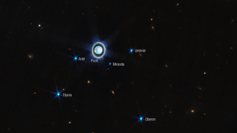 NASA comparte foto detallada del planeta Urano
