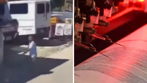 Cámaras captaron el momento exacto del sismo de 6.4 en Filipinas
