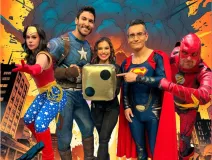 Conductores de Venga La Alegría se disfrazan de superhéroes este Día del Niño.