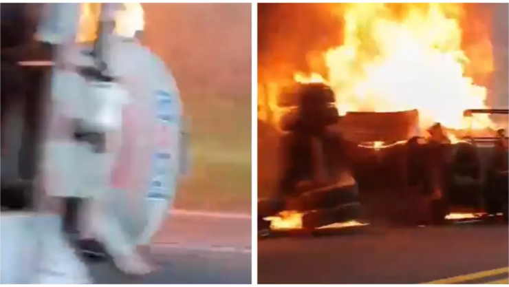 Video: Otra explosión de pipa provoca incendio masivo en la autopista México‑Tuxpan
