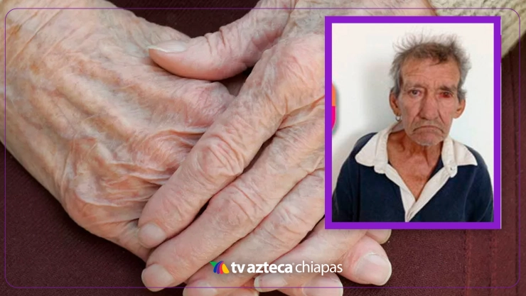¡Fue abandonado en Veracruz y ahora está en Chiapas! Buscan a familiares de abuelito en situación de riesgo