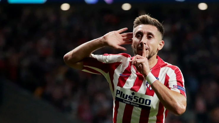El mexicano Héctor Herrera durante un partido con el Atlético de Madrid. Imagen: Reuters