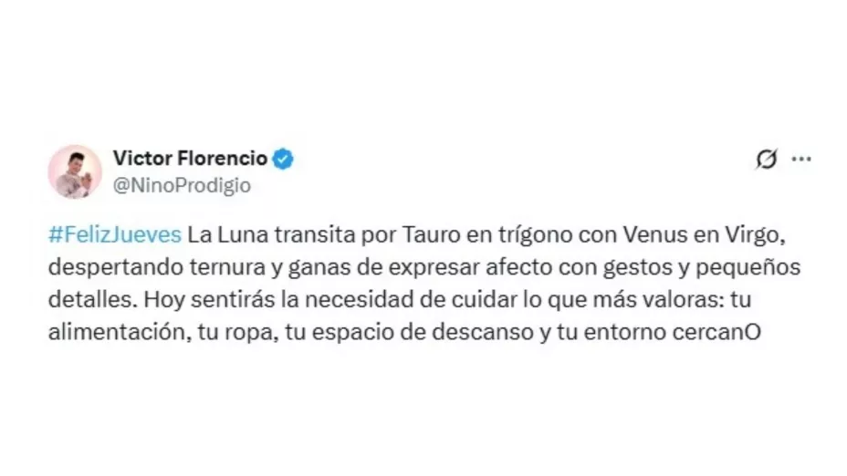 Los horóscopos del Niño Prodigio