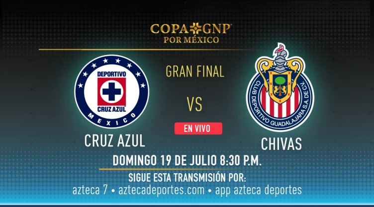 Cruz Azul y Chivas definen al campeón de la Copa GNP