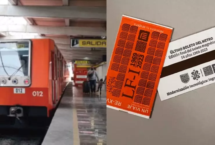 Líneas 2 y 3 del Metro adiós boletos papel tarjeta