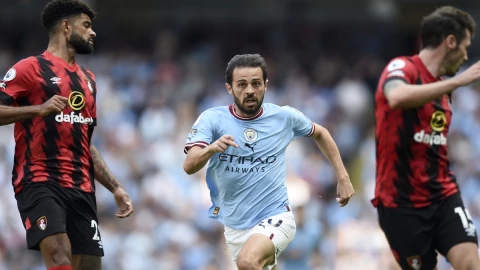 Bernardo Silva con el Manchester City