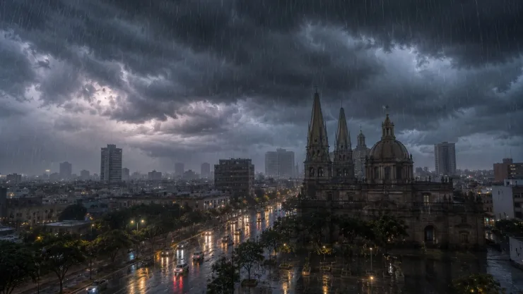 Se viene un diluvio Este es el clima en Guadalajara hoy 7 de julio