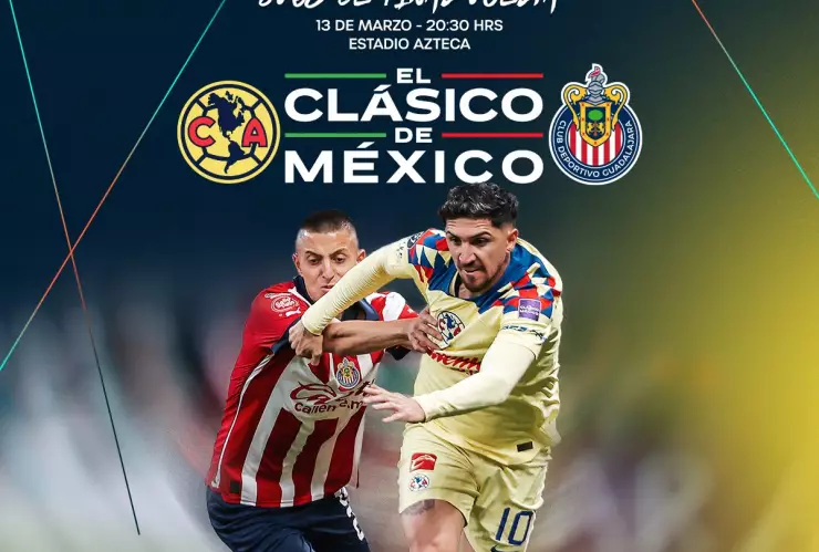 Este miércoles se llevará a cabo una edición más del Clásico Nacional: América vs Chivas