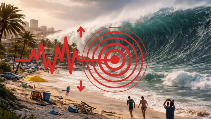 ¡Alerta! Terremoto de 7.4 sacude Indonesia; activan alerta de tsunami