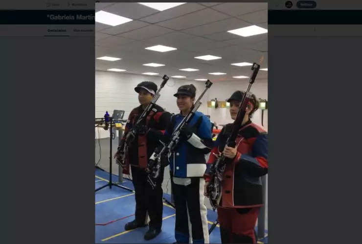 Tiradora mexicana Gabriela Martínez obtiene oro Barranquilla 2018