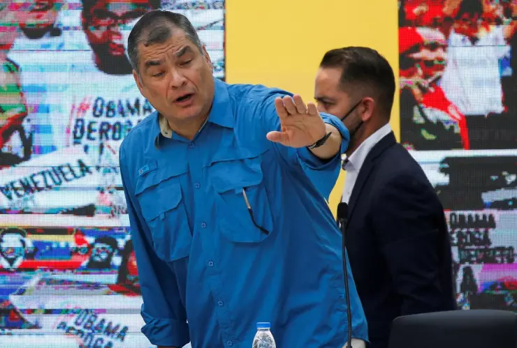 Rafael Correa, expresidente de Ecuador.