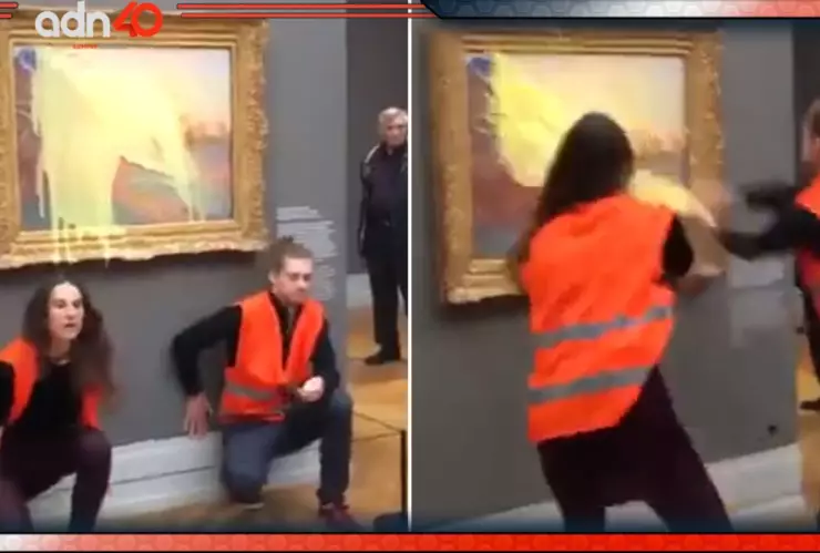 Activistas destruyen ‘Les Meules’ de Cluade Monet