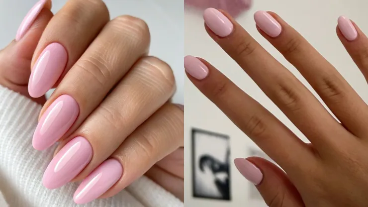 uñas rosas
