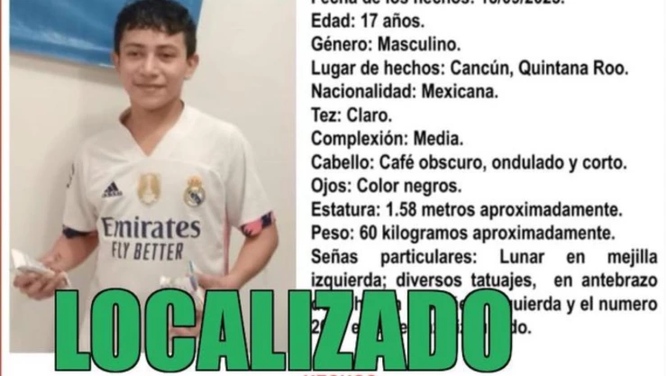 Alerta AMBER: Después de un mes, localizan a Ángel Rafael Tun Cauich, joven de 17 años de edad desaparecido en Cancún; esto se sabe