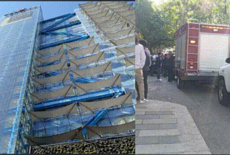 Persona muere tras la caída de un elevador en avenida Insurgentes Sur en CDMX