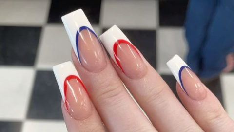 Diseño minimalista tricolor con french moderno