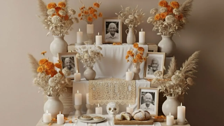 Critican ofrendas minimalistas en Día de Muertos: ¿Por qué los ‘altares aesthetic’ generan polémica?