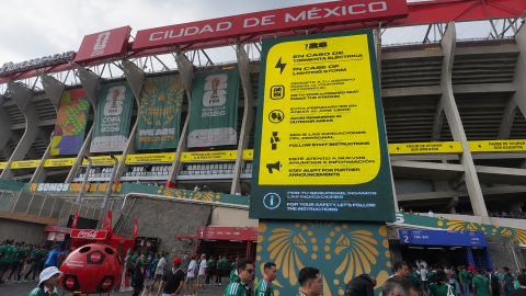 Se activa protocolo de tormenta eléctrica, Estadio Ciudad de México.