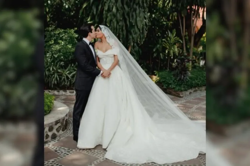 Kristal Silva y esposo