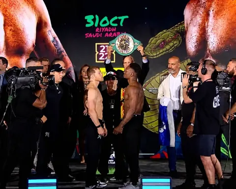 canelo mbilli pelea box pesaje oficial