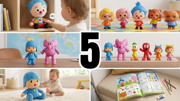 5 juguetes de Plim Plim y Pocoyó ideales para reducir el estrés de los niños
