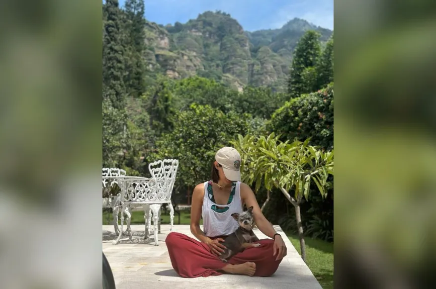 Paola Núñez adora a sus mascotas y comparte fotos en redes sociales.