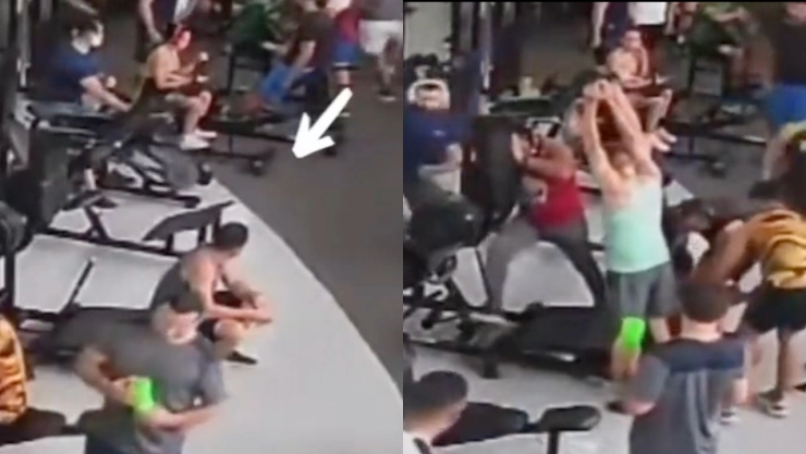 VIDEO: Máquina de gimnasio con 150 kilos aplasta a hombre en Brasil; podría quedar inválido