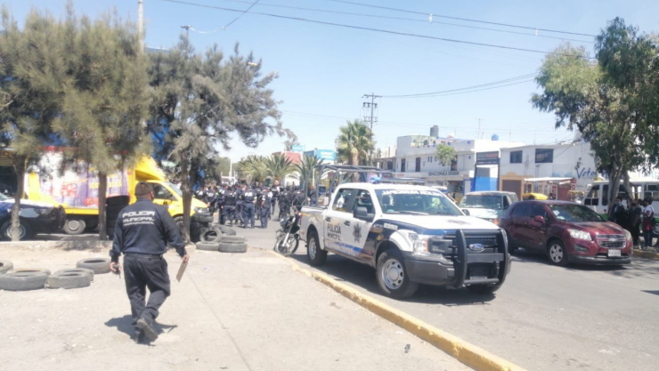 Riña de choferes Nezahualcóyotl