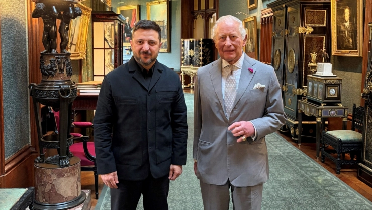 Zelenski se reúne con el Rey Carlos III de Reino Unido