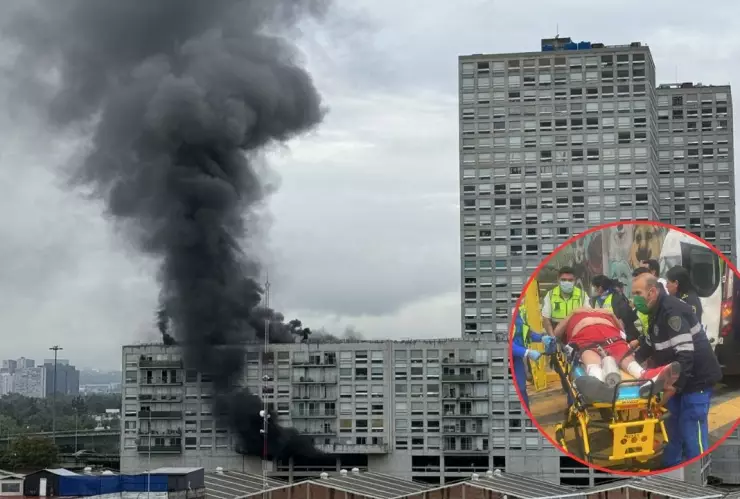 VIDEO: Incendio en la colonia Del Gas, en Azcapotzalco, deja varios heridos en la CDMX