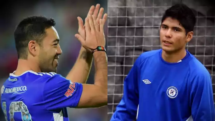 Marco Fabián y Martín Galván