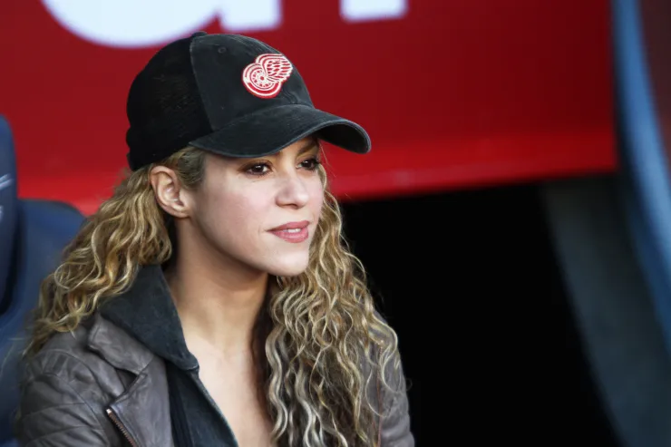 SHAKIRA PRESENCIANDO BARCELONA - REAL SOCIEDAD
