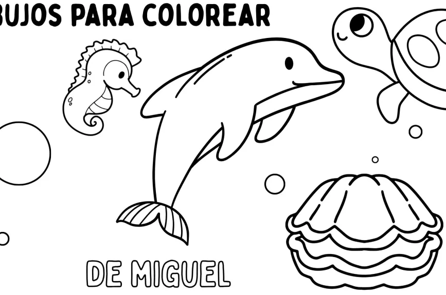 23 ideas de dibujos para colorear sencillos y bonitos... para niños y niñas: los puedes imprimir