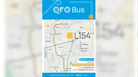 Ruta L154 amplía su recorrido