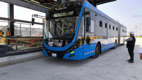 Trabajo como operador de Trolebus