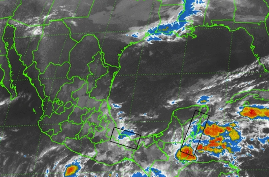 Mientras el frio afectará en norte de México, las lluvias afectarán la península de Yucatán