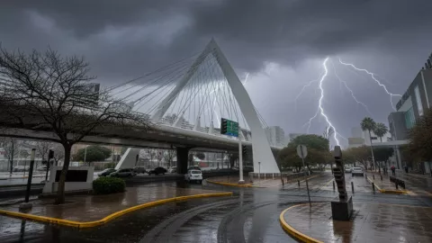 ¡Sigue la amenaza de lluvias! Ingreso de humedad provocará lluvias en el occidente y sureste el país
