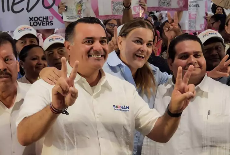 Elecciones 2024 Yucatán_ Cecilia Patrón y Renán Barrera se reúnen con el Consejo Estatal de Organizaciones